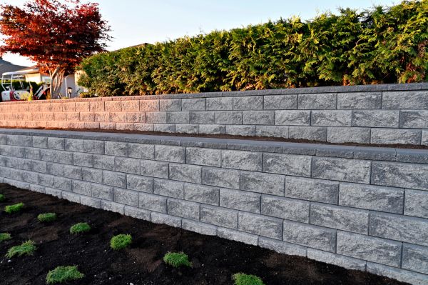 Concrete Retaining Wall Installation in Temple