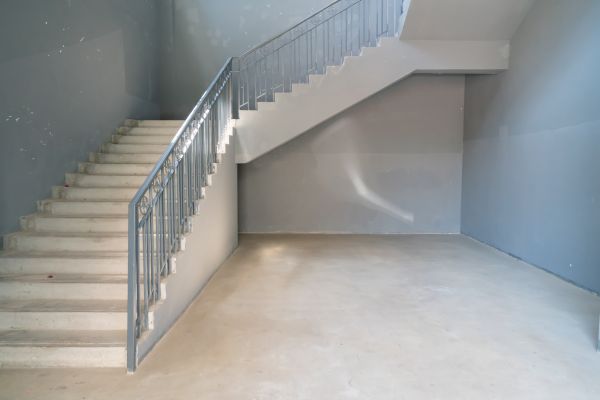 Cement Stairs Installation in Temple