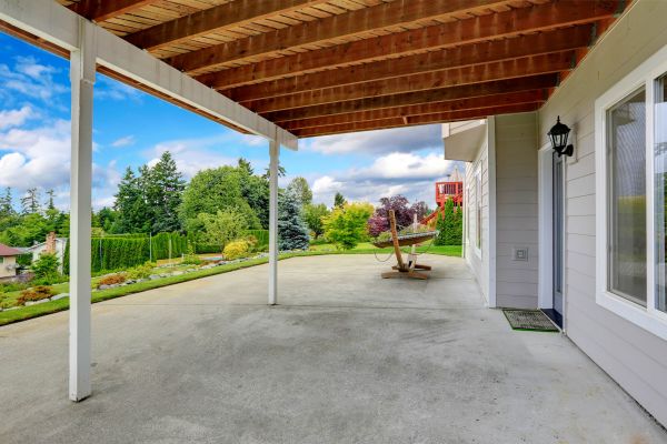 Backyard Patio Installation in Temple