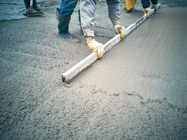 Shop Slab Construction in Temple
