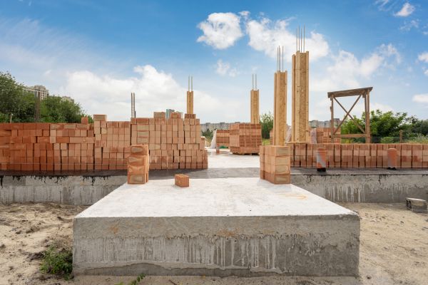 Foundation Slab Construction in Temple