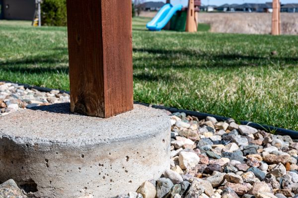 Deck Footing Installation in Temple