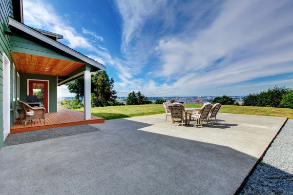 Backyard Concrete Paving in Temple