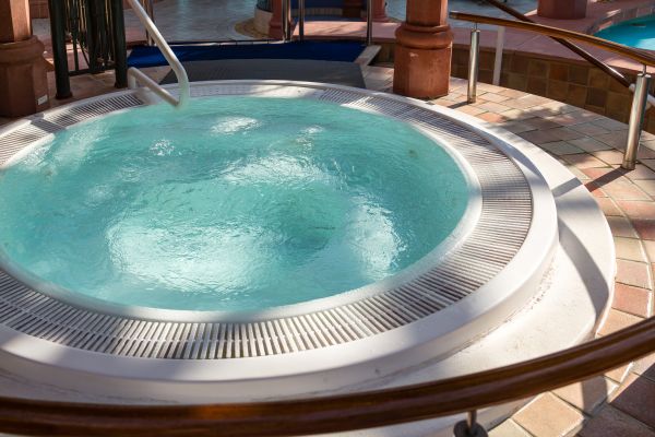 Hot Tub Patio Construction in Temple