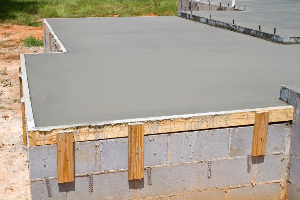 Poured Concrete Slab Service in Temple