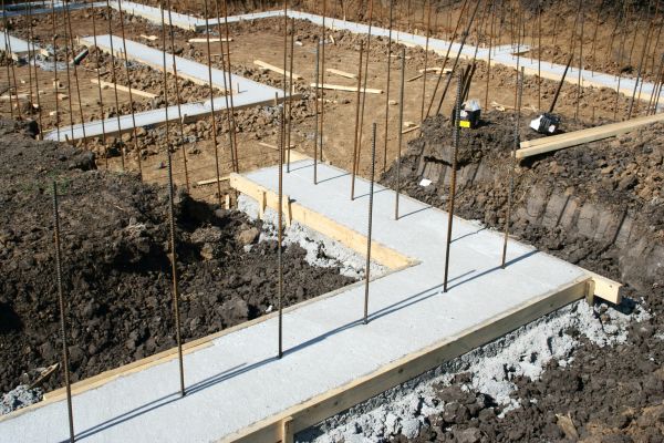 Footing Construction in Temple
