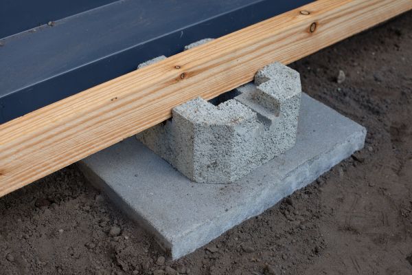 Deck Footing Construction in Temple