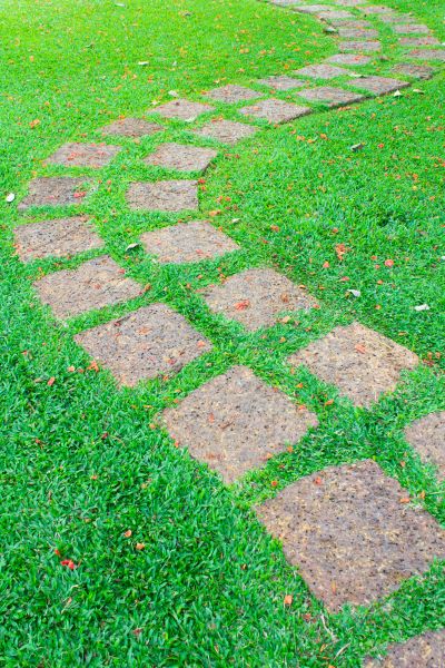 Backyard Pathway Construction in Temple