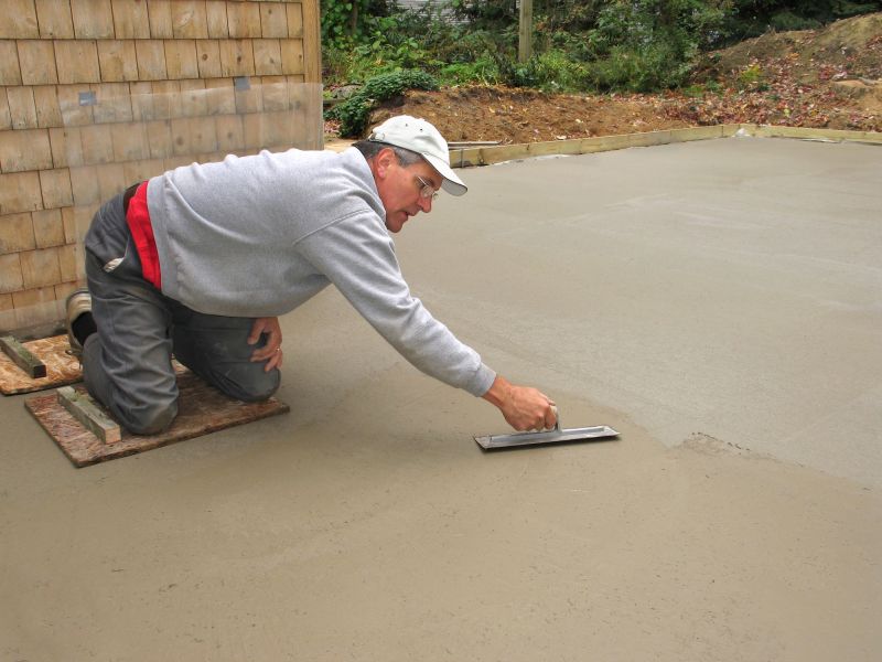 Spring Concrete Installation