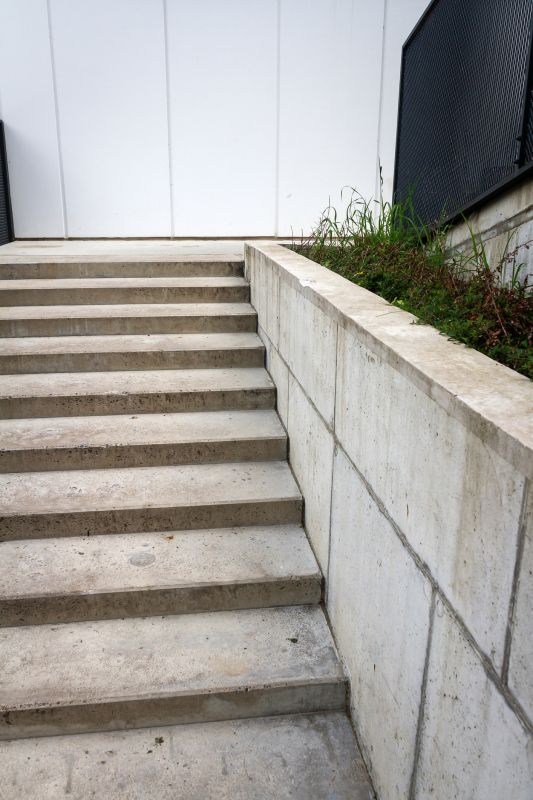 Concrete Stairway Installation